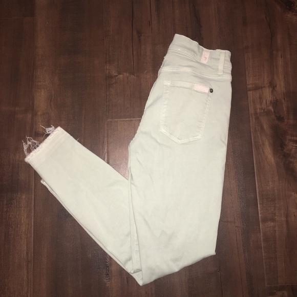 7 for all Mankind Ankle Length Jeans in Mint - Picture 1 of 3